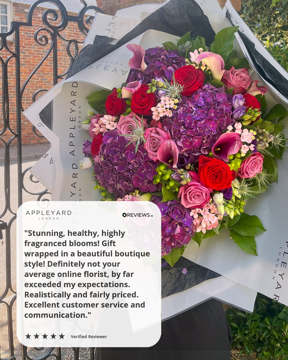 "Stunning, healthy, highly fragranced blooms! Gift wrapped in a beautiful boutique style! " 
Mrs K's recent #review really made our day! 💐 Experience our flowers for yourself - bit.ly/47rzozq
