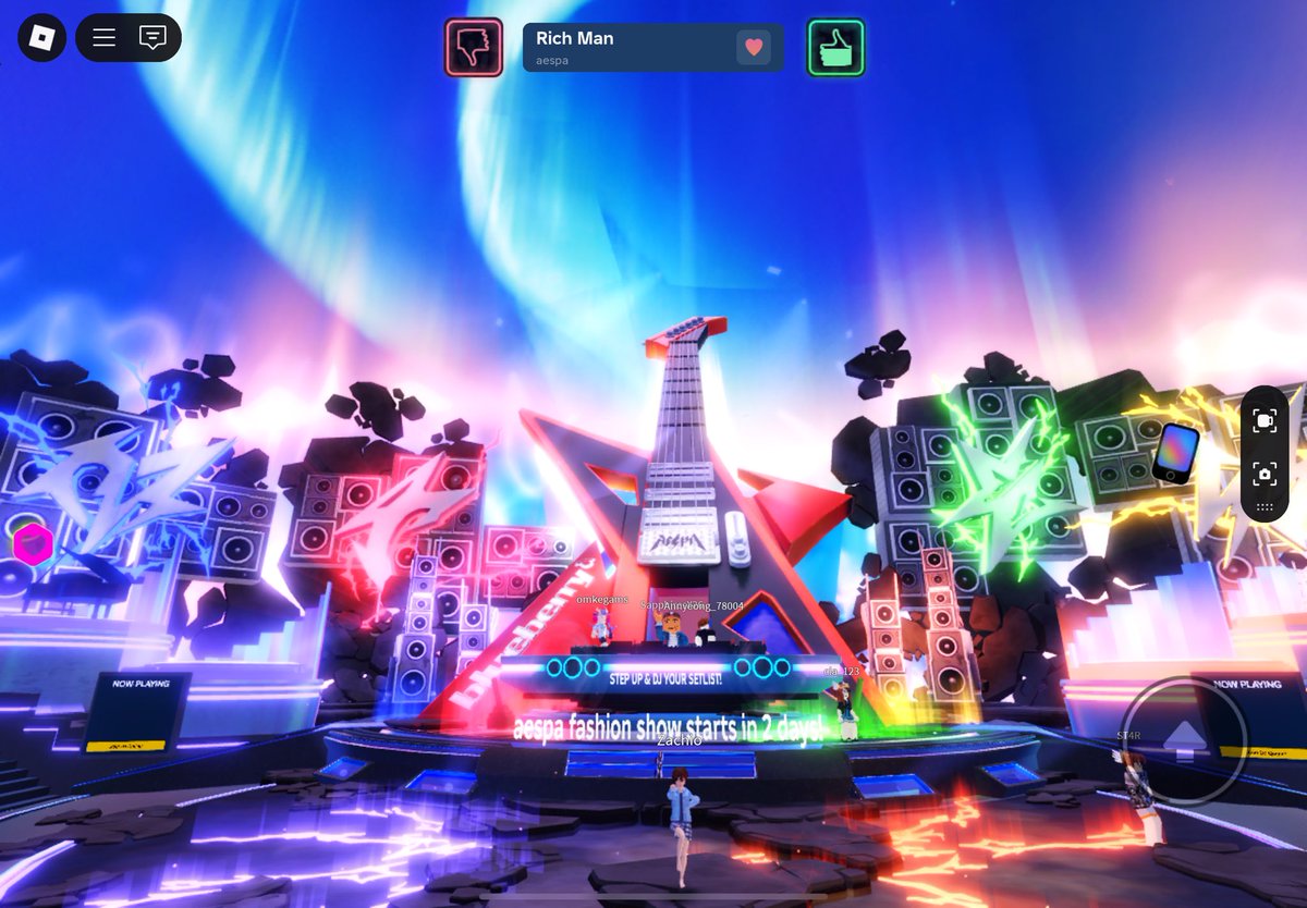 aespa’s stage for Roblox’s The Block looks insane!