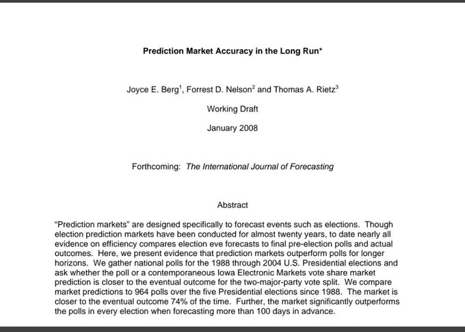 预测市场背后的博弈论-老雅痞