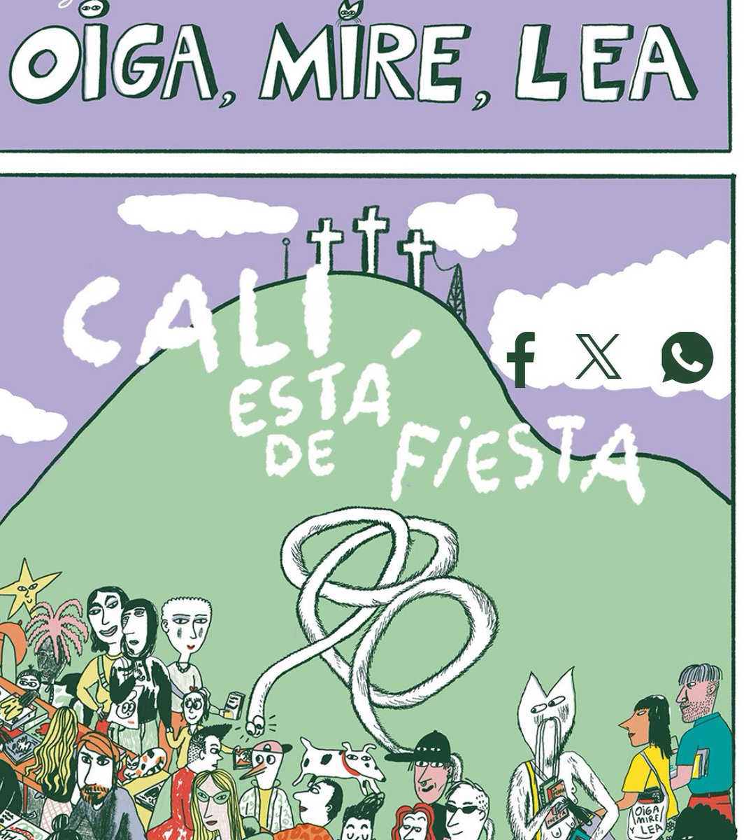 LaFeriaDelArte's tweet photo. Hoy empieza el Festival Oiga, Mire, Lea en Cali; @aterciopelados, @kadaui, José Luís Peixoto, @javierpenalopez, Rai Soares, @powerpaola y otros grandes escritores harán una fiesta en Cali; aquí está nuestro especial de Lecturas Dominicales de @ELTIEMPO

https://t.co/Pk1gFLXLYz https://t.co/MiecgLSHjZ
