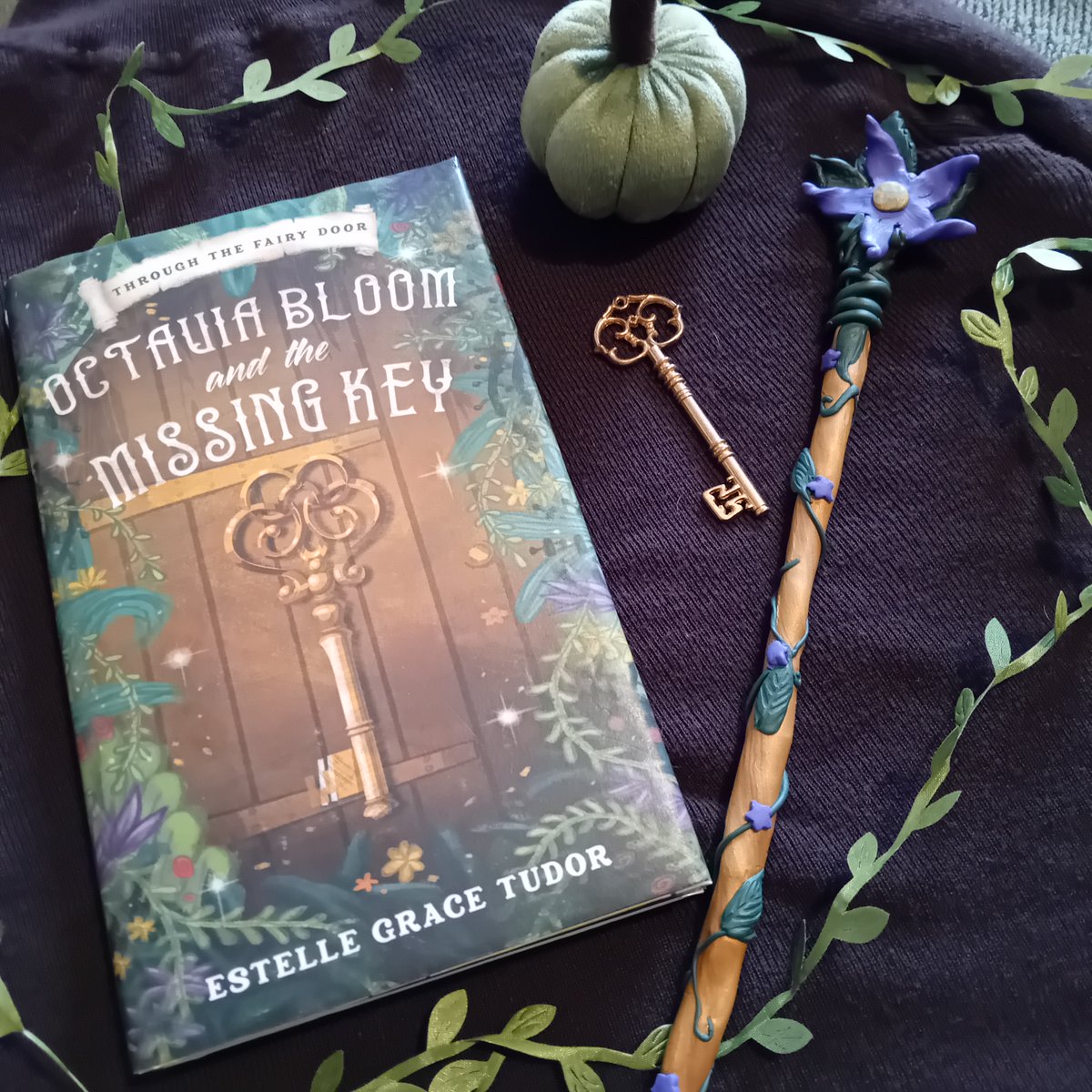 E_G_Tudor's tweet image. I often employ pro-craft-ination when my brain is too uncooperative to write. This time, I am creating clay wands to match my MG book's covers...

#WritingCommunity #procrastination