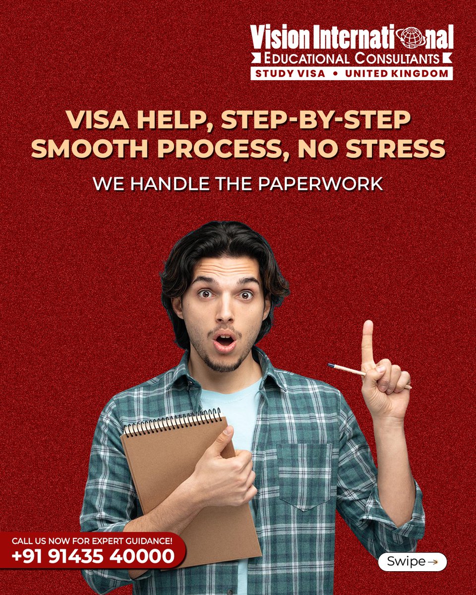 vieckarnal's tweet image. Want to study abroad &amp;amp; don't know where to start? Explore top Universities with best Study Visa Consultants in Karnal - Vision International Educational Consultants.
Call/WhatsApp: 9143540000
#StudyVisaConsultants #StudyAbroadGuide #StudyAbroad #KarnalStudents #StudyVisaExperts
