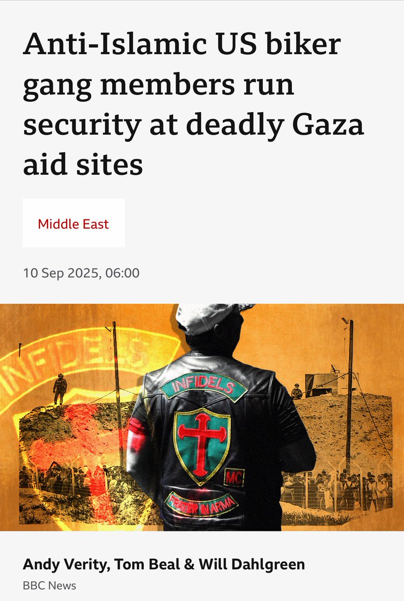 BashP5's tweet image. Known #Racists managing Aid distribution in #Gaza #Israel and #Trump took aid distribution away from #UNRWA and this is the outcome, over a thousand people have been killed at these sites, organised murder. @wesstreeting @Jas_Athwal please raise.

bbc.com/news/articles/…