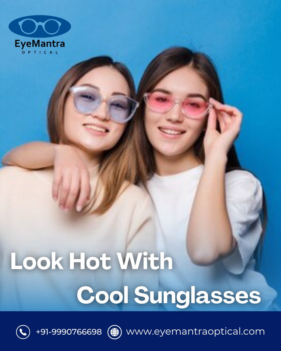 eyesopticalshop's tweet image. ☀️ Look hot. Stay cool. Rock EyeMantra’s stylish sunglasses with UV protection for the perfect mix of fashion + function.
#CoolSunglasses #EyeMantraOpticals #StyleWithVision #TrendingEyewear