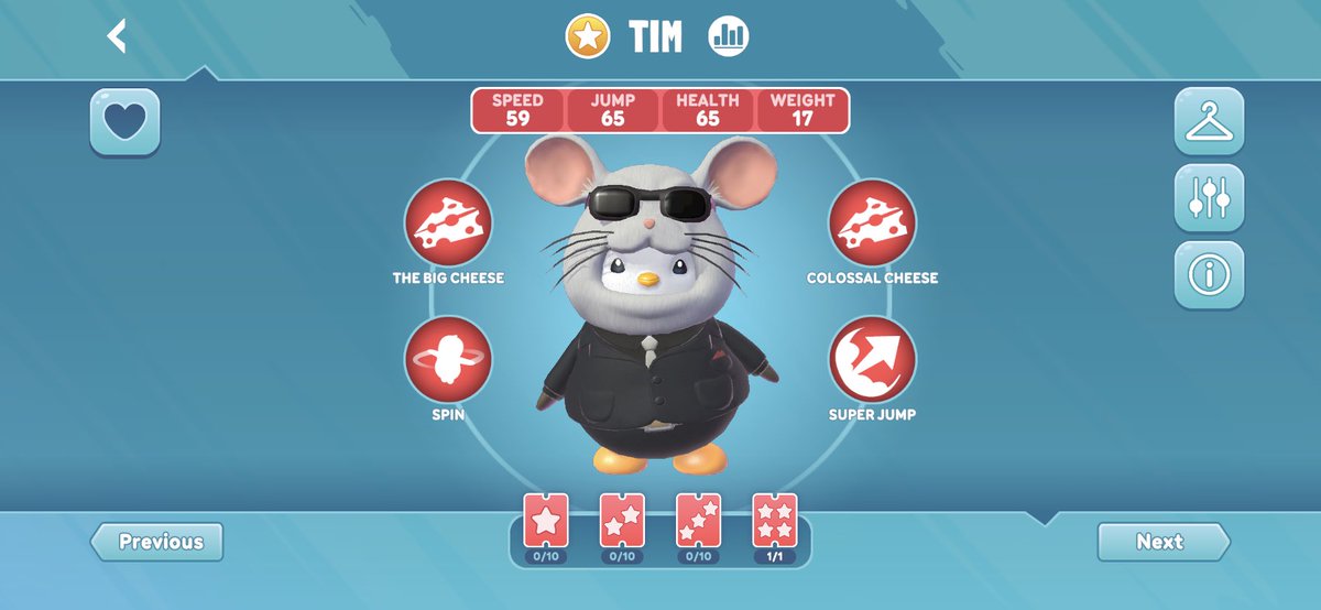 Bought 7 Tim’s from mythical shop to upgrade him to level 4.

Am I doing this right? <a href="/PlayPudgyParty/">Pudgy Party</a>