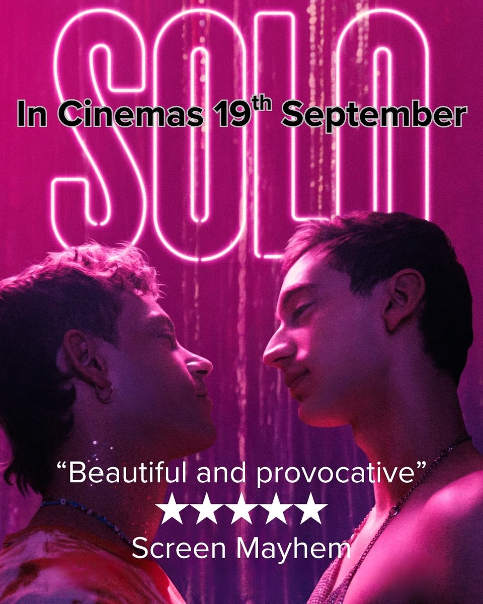 peccadillopics's tweet image. SOLO is on general release from 19th September, but we have a whole bunch of Q&amp;amp;A screenings:  

17th Sept Filmhouse Edinburgh 
18th Sept Cinema City Norwich 
19th September Curzon Bloomsbury 
20th September Rio Dalston 
21st September Komedia Brighton  

Come and join us!  
Head…