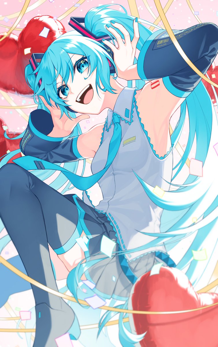 ミクちゃんおめでとう～！（大遅刻）
#初音ミク生誕祭2025
#初音ミク誕生祭2025