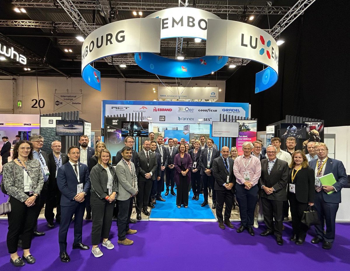 Ambassador Friden was delighted to host Minister of Defence @yuriko_backes, 🇱🇺 defence industry representatives and UK partners at a reception to mark Luxembourg’s first pavilion at #DSEI2025 - an important step to strengthen 🇱🇺’s defence ecosystem.