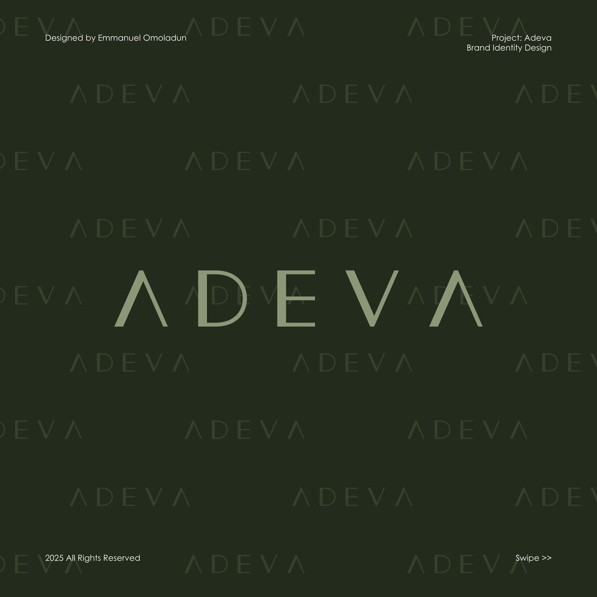 Emmy_Concepts's tweet photo. https://t.co/Hbrsq09Zzi

Adeva Case Study is live on Behance! 
Kindly click the link above to take a look and also drop your thoughts in the comments box. 

Looking for a unique logo or visual identity? Let's collaborate! Send me a DM.

#logo #brandidentitydesign #logodesign https://t.co/YKqNuXOZpL