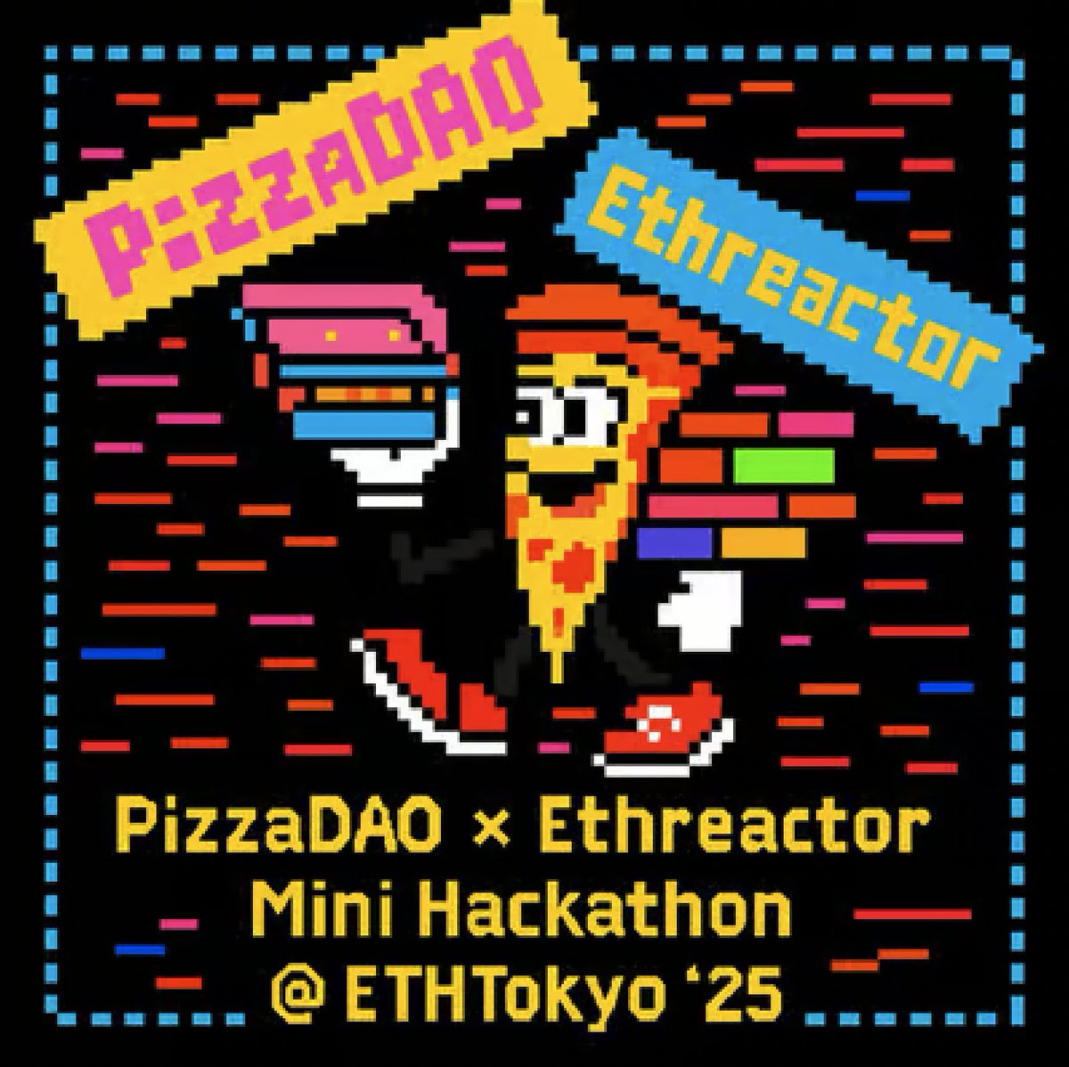 Ethereum_JP's tweet image. 【ミニハッカソン🍕】

PizzaDAO × Ethreactor
Mini Hackathon @ ETHTokyo ’25

📅 9月14日–15日 (JST) |
📍 渋谷 Dragon Gate | オンライン参加OK

🍕テーマ🍕
誰でも使える「ピザ」から着想を得たアプリ
（バイブコーディング歓迎！）

#ETHTokyo #PizzaDAO #Ethreactor #Ethereum #Hackathon