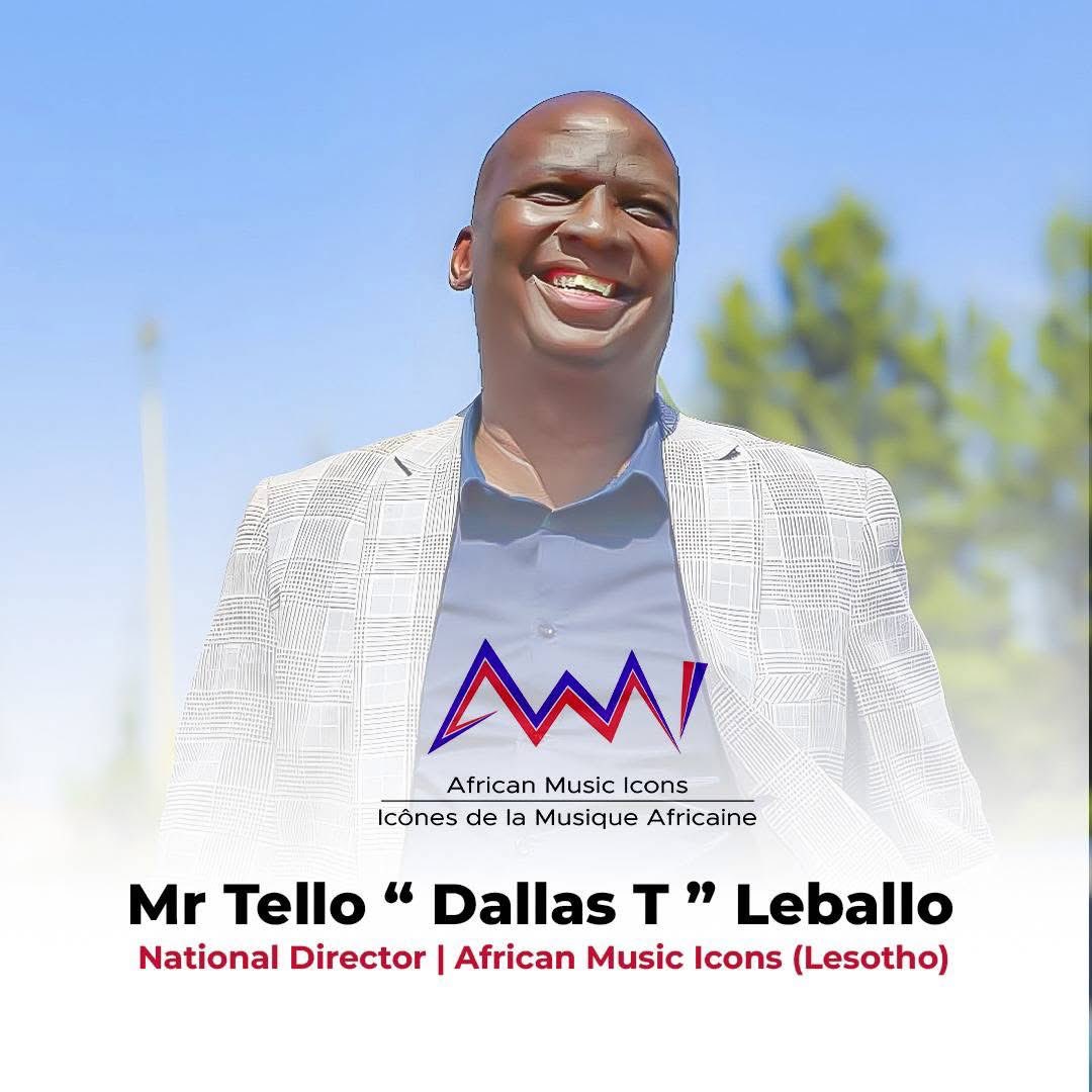 Lesotho’s Media Strategist and <a href="/SkyAlpha_HD/">Sky Alpha HD</a> founder, Tello ‘Dallas T’ Leballo has been appointed National Director for African Music Icons (AMI) 2026)! 🎶🌍

A global platform celebrating &amp; elevating African music talent. #AMI2026 #AfricanMusic