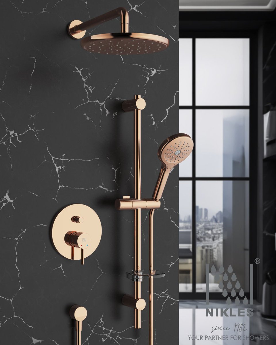 Nikles_Showers's tweet photo. Where luxury meets innovation. 
A shower system designed to turn every moment into a statement of style.  #nikles #niklesshowers #bathroomdesign #modernliving #interiordesign #showergoals #luxurybathroom #bathroominspo #designbathroom https://t.co/wHa0OBEtDI