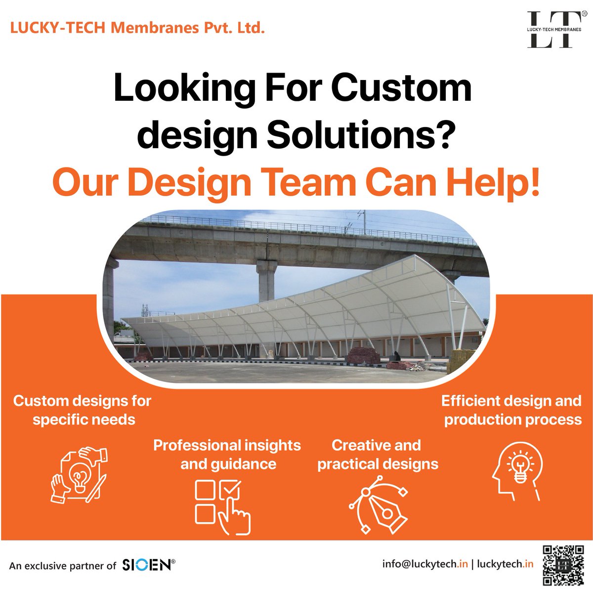 LUCKYTECH_LT's tweet image. Every project is unique. That’s why our expert design team crafts custom solutions that fit your needs.

Let&apos;s create something remarkable, together!

📞 Contact us:
📧 info@luckytech.in
📝 zfrmz.com/zttMwR98Sqp92x…

#CustomDesign #TensileStructure #FabricEngineering #Architecture