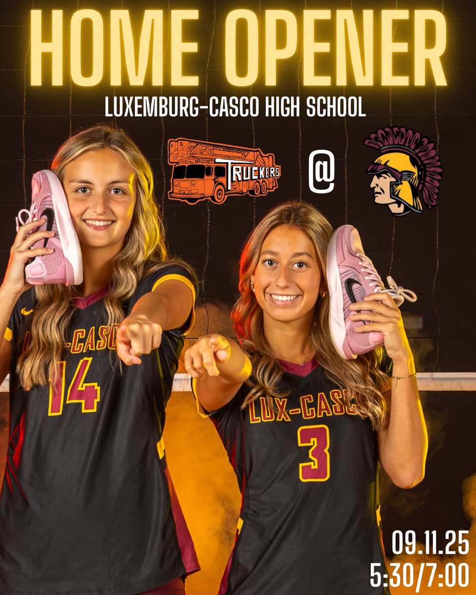 📢LISTEN UP📢!!  We want to see YOU at our home opener tomorrow night against Clintonville.  First serve 5:30/7:00. #WeAreSpartans #Hungry4More #Fearless