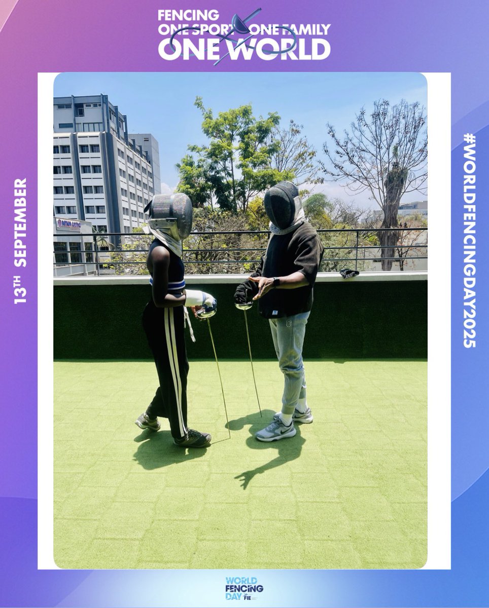 sinzu_cole's tweet photo. I had the pleasure of visiting @TsavoraFencing in Nairobi this weekend, sharing knowledge with passionate young East African fencers 🇰🇪 alongside Coach Faruq
A powerful #WorldFencingDay2025 reminder of what One Sword, One Family truly means. 🌍🤺🇳🇬⚔️🇰🇪 

@FIE_fencing #fencing https://t.co/QAlbs8btYi