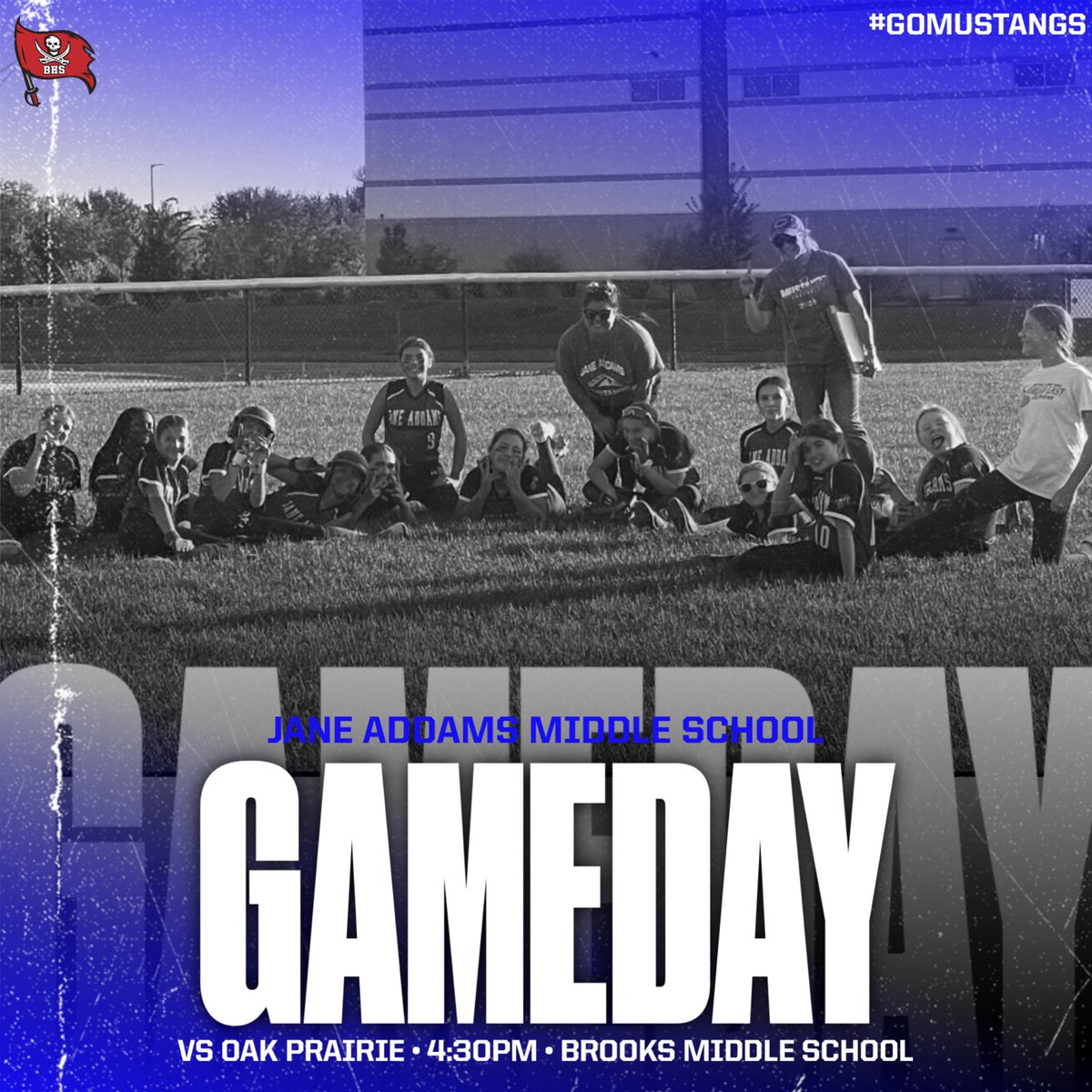 Good Luck to Jane Addams Middle School as they face Oak Prairie in the second round of regionals today at 4:30 today at Brooks!! #GoMustangs

Congratulations to Brooks and Humphrey on a great season! #FutureRaiders