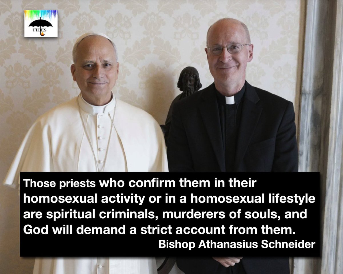 ProtecttheFaith's tweet photo. Bishop Schneider on Pope Leo XIV's photos with Fr. James Martin SJ

'Through these official meetings and photographs, Pope Leo de facto sent a message to the world that he does not distance himself from their heterodox and scandalous teaching and behavior—particularly since the Holy See offered no clarification afterward and did not correct Fr. James Martin’s triumphant messages circulated on social media. There is a common saying that goes: “Qui tacet consentire videtur”—“He who is silent is taken to agree.”'

https://t.co/YeKhGbjrKK