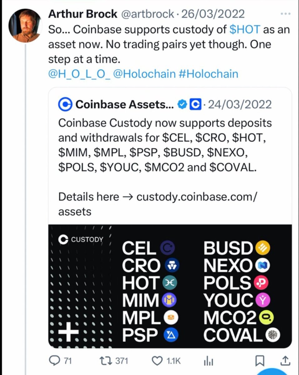 HolochainExpose's tweet photo. Coinbase ✅ Lie
HoloFuel ✅ Lie
#unyt ✅ Lie
RealGold ✅ Fairy tale
Tech? 📂 Trash PDF 🤡
#Holochain #HOT = Scam

#Holo $Hot #ScamAlert #ScamWarning #CryptoScamWarning https://t.co/r5JfcmJEWO