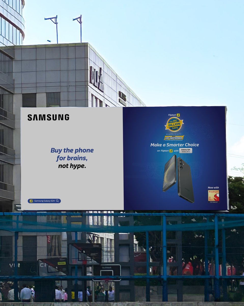 Why would you write on walls when pen and paper exists? And why use a dumb phone when a phone with AI exists?
 #SamsungGalaxyS24 on #Flipkart. #BigBillionDays #SamsungGalaxyS24onBBD