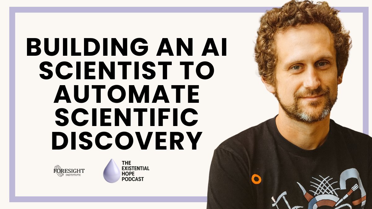 Existential Hope (@hopeexistential) on Twitter photo What does it take to build an AI scientist? 🧪🤖
In our latest episode, <a href="/allisondman/">Allison Duettmann</a> talks with <a href="/andrewwhite01/">Andrew White 🐦⬛</a>, co-founder of <a href="/FutureHouseSF/">FutureHouse</a>, about automating scientific discovery, finding new treatments for blindness, and why the entire scientific publishing system needs a What does it take to build an AI scientist? 🧪🤖
In our latest episode, <a href="/allisondman/">Allison Duettmann</a> talks with <a href="/andrewwhite01/">Andrew White 🐦⬛</a>, co-founder of <a href="/FutureHouseSF/">FutureHouse</a>, about automating scientific discovery, finding new treatments for blindness, and why the entire scientific publishing system needs a