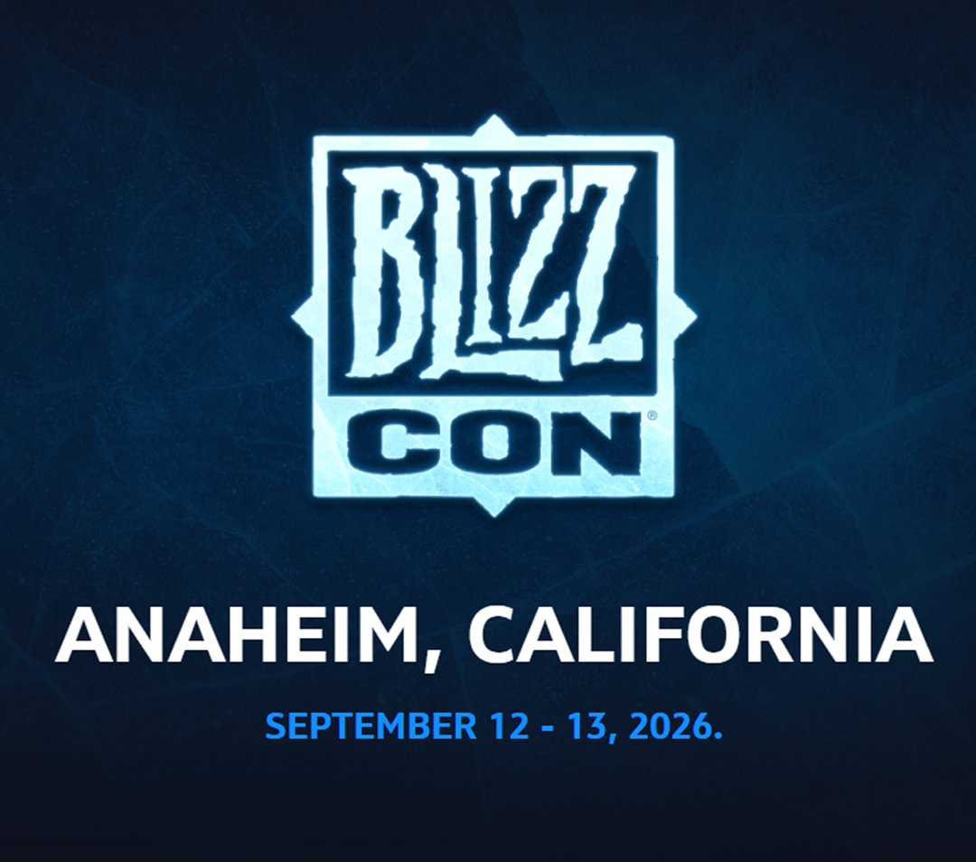 BlizzCon 2026 is officially one year away from today