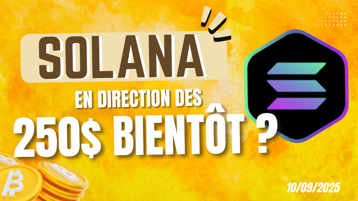SOLANA🔥 DIRECTION LES 250$ ? ANALYSE CRYPTO ✓ Vidéo disponible içi : 👉  https://t.co/FMDIOCdMHV - Commentez ma vidéo sur YouTube ✓ - Partagez et  retweetez à fond 🔥 #solana $SOL #crypto #BullRun