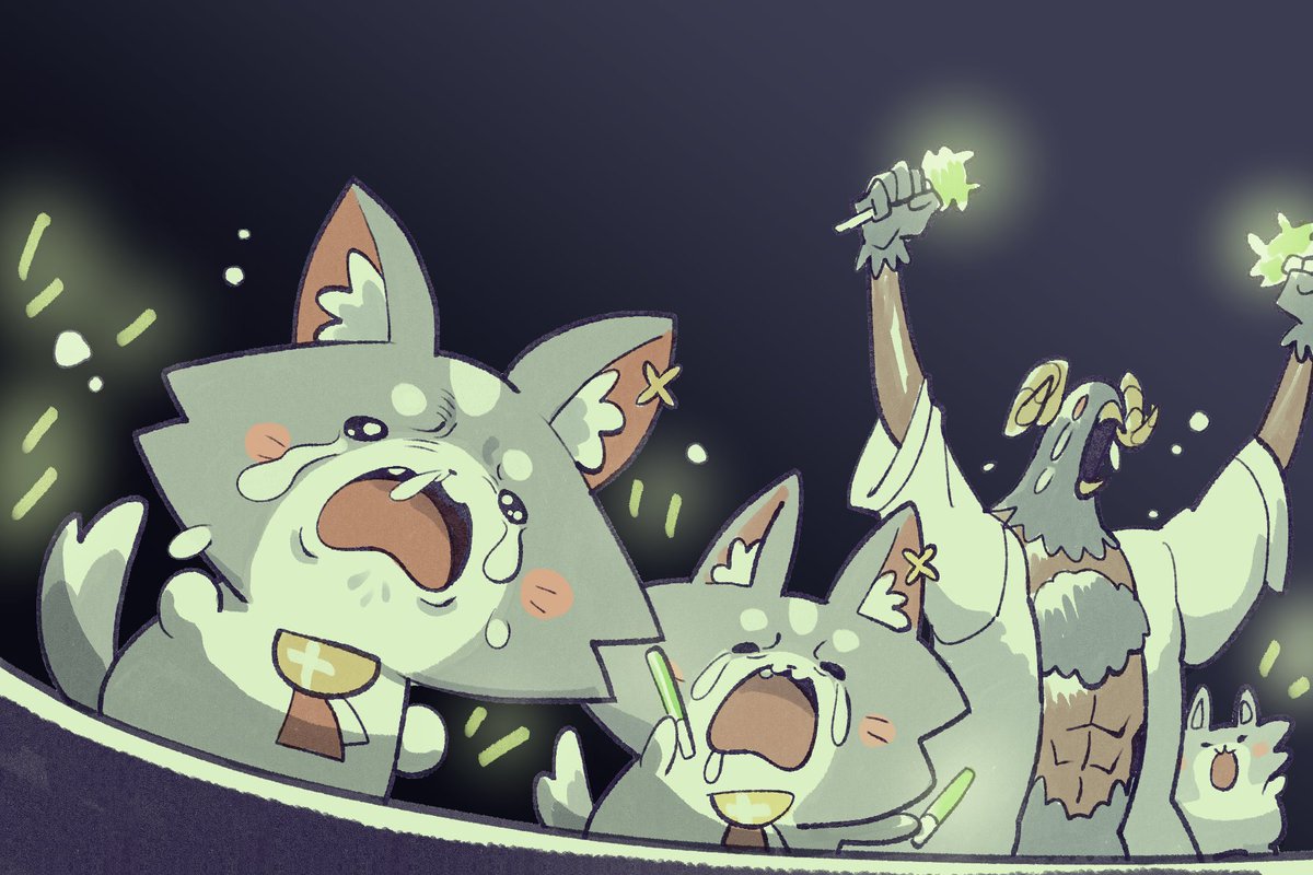 kikikiko84's tweet image. ⭐🐺⭐
#みおーん絵 
#ミオスパークル