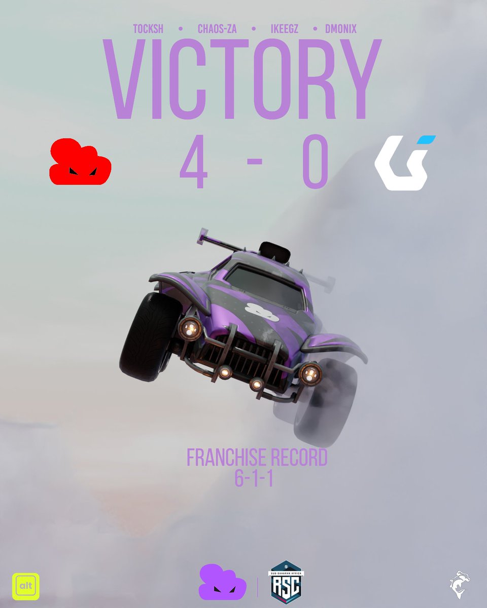 Death Cloud mist take another victim 4-0 after losing their Week 1 Matchup GGs <a href="/UnityZAofficial/">Unity Esports</a> 

<a href="/rsc_ssa/">RSC SSA</a> #RSC4SSA