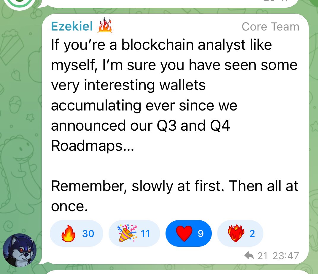 🚨🚨🚨Big news from the team! Ezekiel says wallets are piling up since our Q3/Q4 roadmaps! Slow start, now exploding- bullish vibes! 🚀 #blockchain #crypto

$MANYU <a href="/RealManyu/">Manyu Community</a>