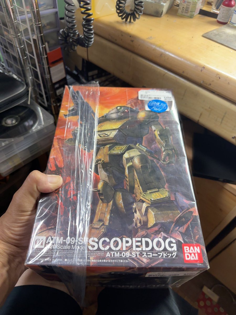 リサイクルショップでバンダイスコープドッグ手に入れちゃいました❤️逆に勿体無いから作れないな💦