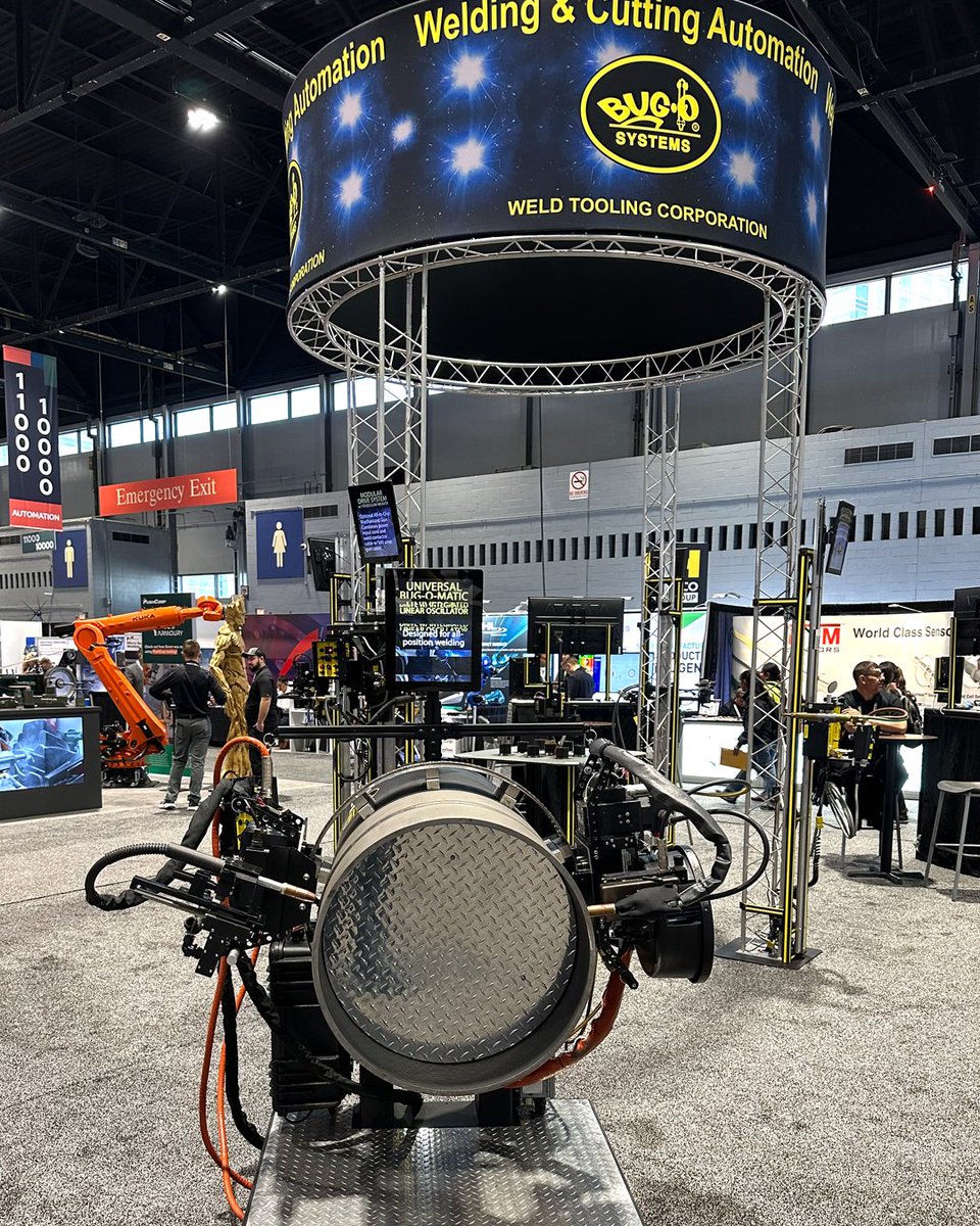 BugOSystems's tweet image. Third time's a charm! Today's the 3rd day of FABTECH. If you didn't make it to our booth yet, stop by today and see us in Booth B13023! Let us help you become more productive and profitable in your fabricating. #BugoSystems #MadeInUSA #FABTECH2025 #metalforming #fabricating