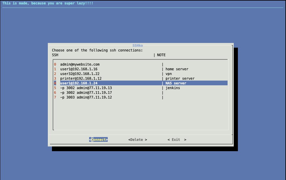 StanislavDakov's tweet photo. I made some improvements in sshko https://t.co/8hPq35ehoA
- added notes for each ssh connection
- added delete button https://t.co/KXhS99OsEK