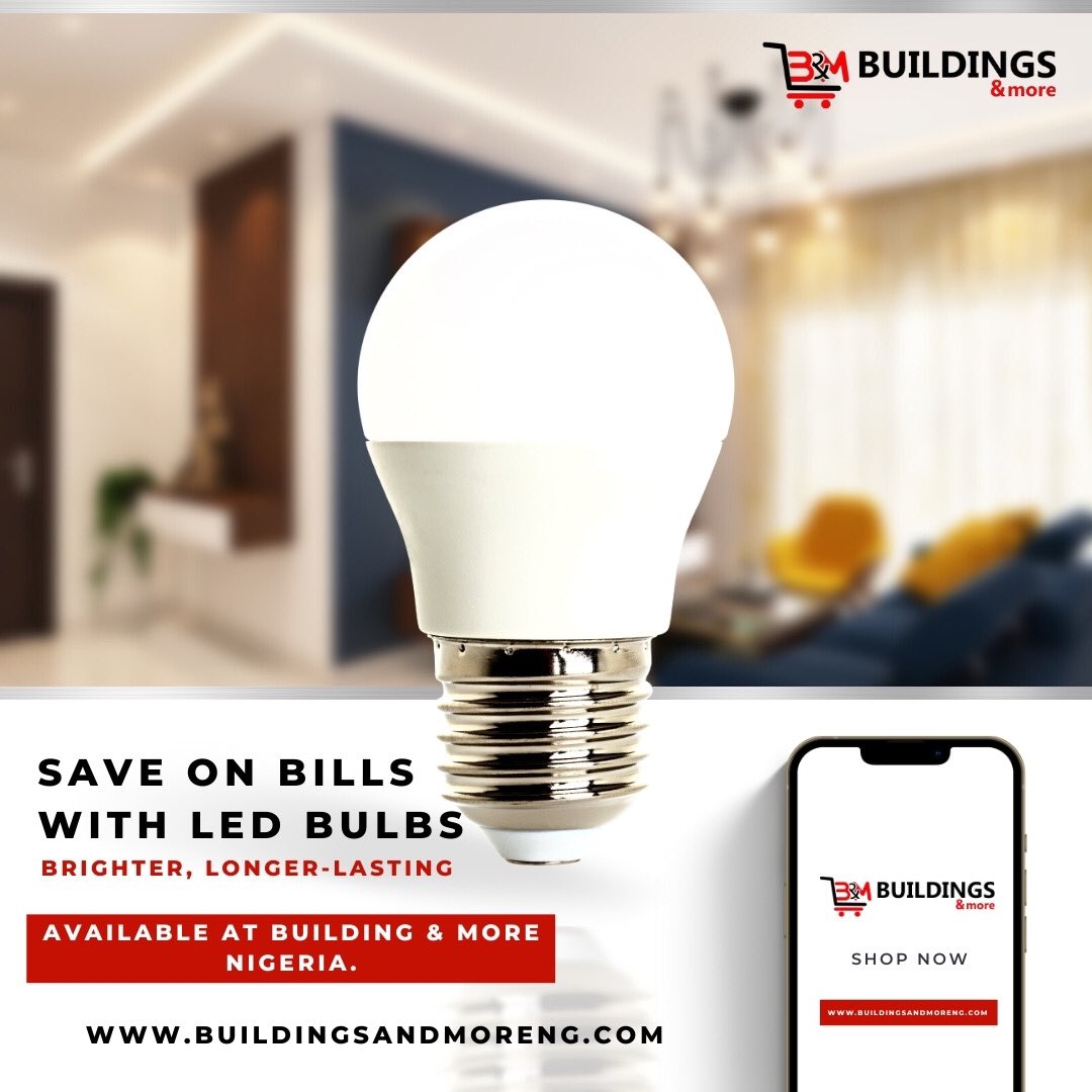 buildingsnmore's tweet image. Save time on bills with led bulbs, available on buildings and more Nigeria.
buildingsandmoreng.com

#ledbulb #homelighting #ledlights #buildingsandmoreng #fyp  #ledbulbs
#10septembre2025 #ミオスパークル