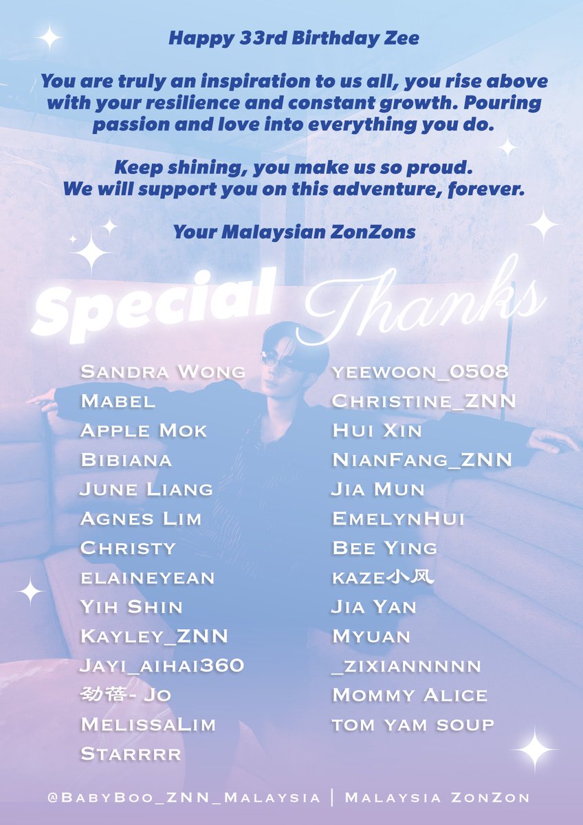 ZNNMYSupport's tweet photo. ☀️ 𝐁𝐢𝐫𝐭𝐡𝐝𝐚𝐲 𝐆𝐢𝐟𝐭 𝐅𝐨𝐫 𝐙𝐞𝐞 🌊

Gifs from Malaysian ZonZons to our source of happiness Zee! 

May you always be surrounded by happiness, success &amp; love. Happy Birthday ♡

ZEE BIRTHDAY
#ZeePrukLiveBD2025
#HappyShiningZeeDay
#วันนี้แม่ๆซื้ออะไรให้ซีพฤกษ์ 
@zee_pruk https://t.co/nvlx1Q6dug