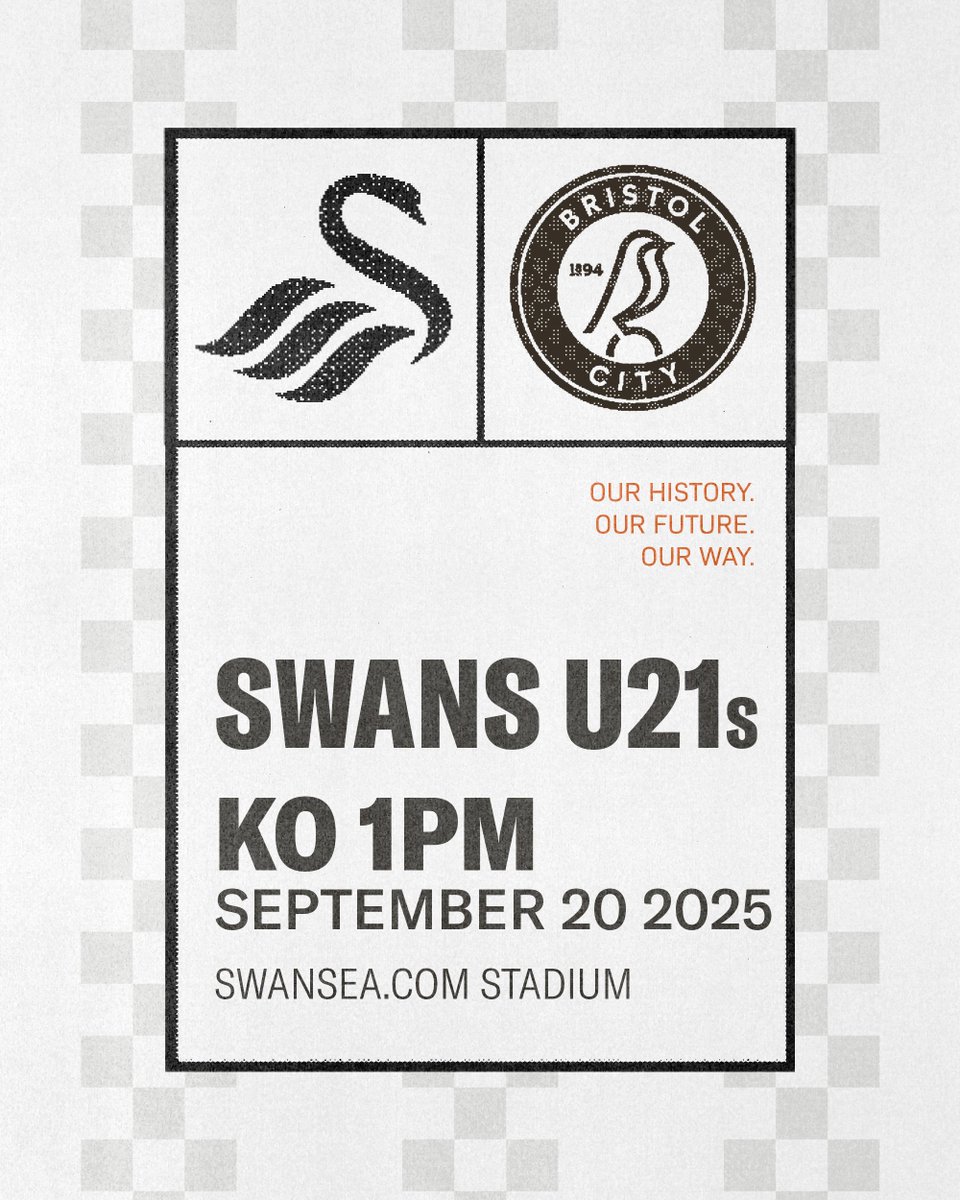Swansea City Under-21s are back at the Swansea.com Stadium on Saturday, September 20 as they host Bristol City in the Professional Development League, and tickets are free for supporters to claim (1pm).

👉 swanseacity.club/46wV3Hq