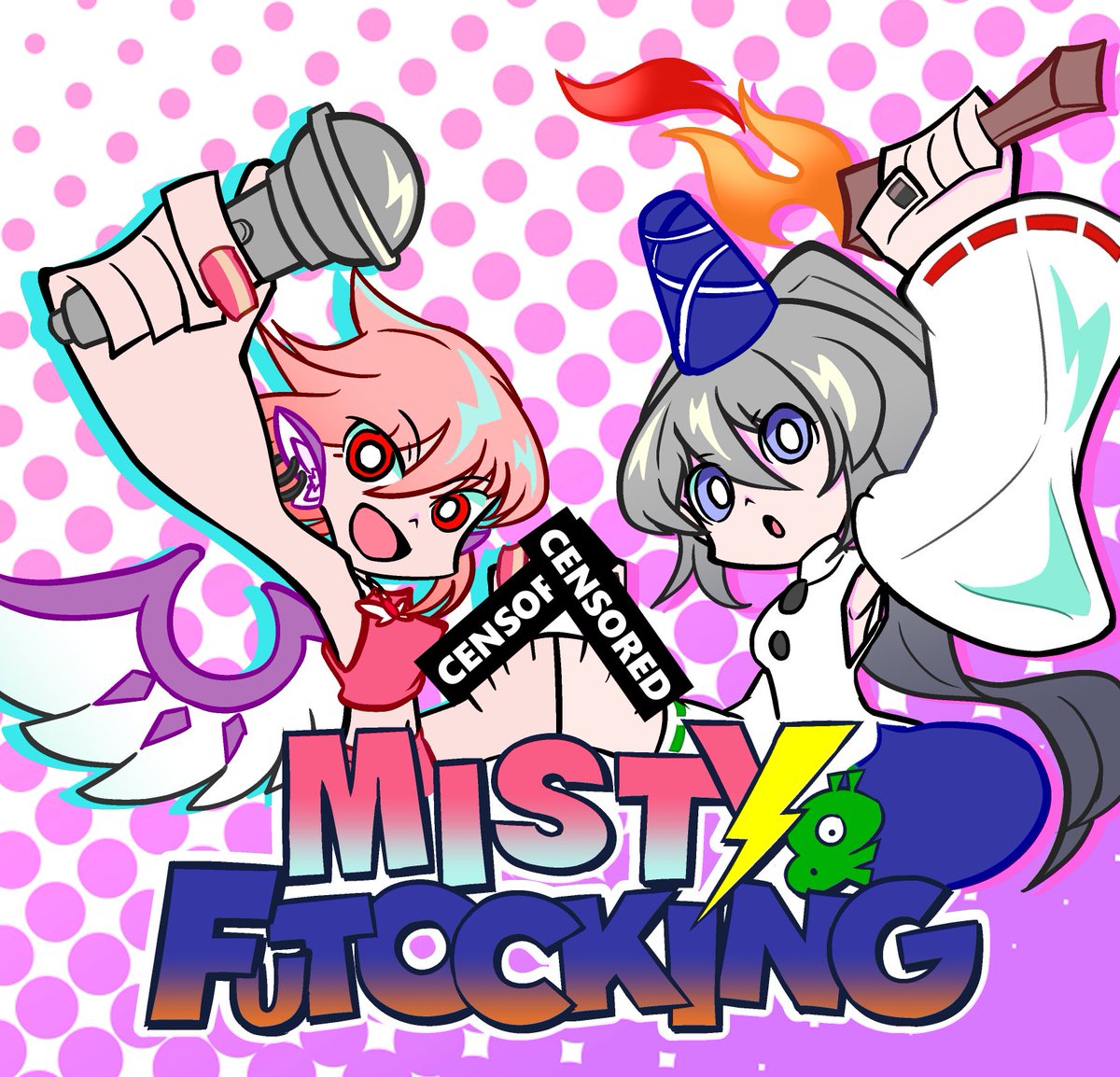 arososo145's tweet image. おはみすふと！
最近見てるアニメのパロです
※トレスあり
#東方Projectイラスト #ミスティア・ローレライ #物部布都