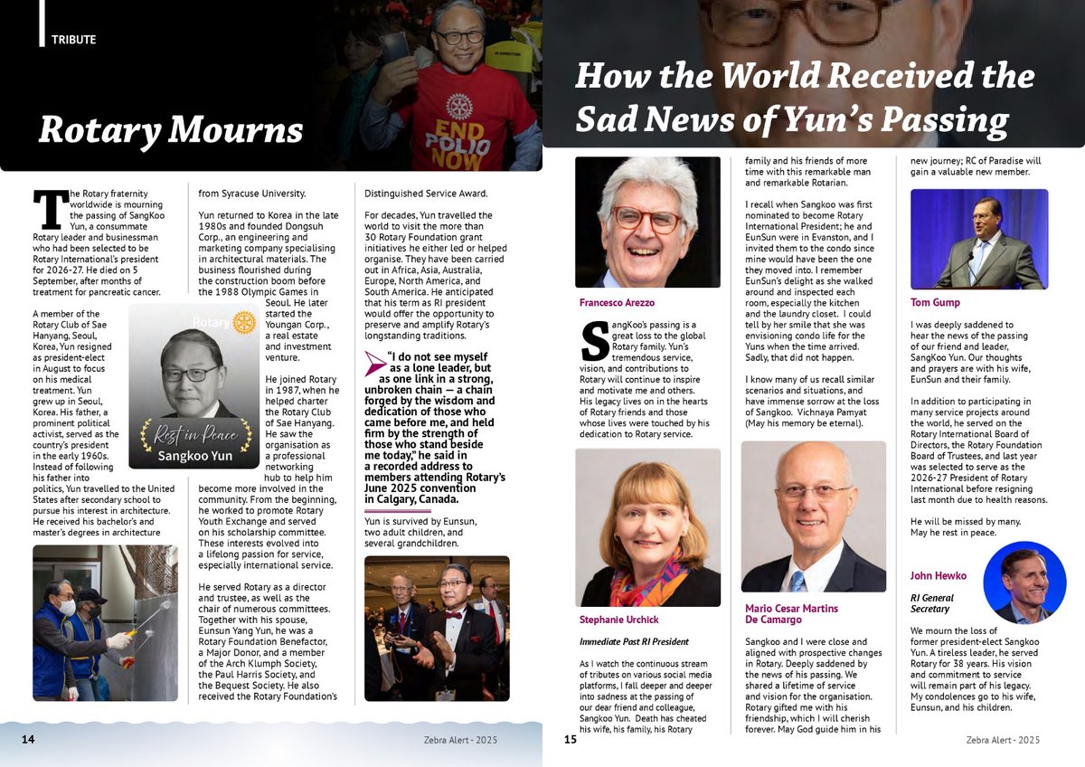 RC.KIRA'S ZEBRA ALERT Edition 10 has just DROPPED! 
Step into a world of impact, inspiration, and service above self. 

Explore the Inspiring Evolution of Rotary Mottoes.

DownLoan now  bit.ly/4gAyBAR  Happy Reading !

#Unite4Good9213
#RotaryEyamba
#ZebraAlert10