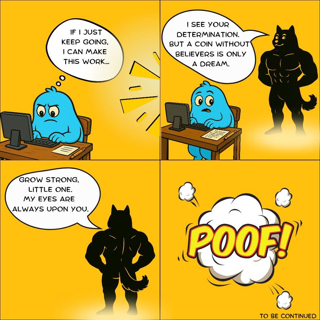 droppiblue's tweet photo. Chapter 7: Believers 💙

Droppi worked day and night, believing effort alone would be enough… until the Spirit appeared.

#DroppiBlue #Solana #MemeCoin #Droppicoin #memecommunity https://t.co/8RoWtyqqgI