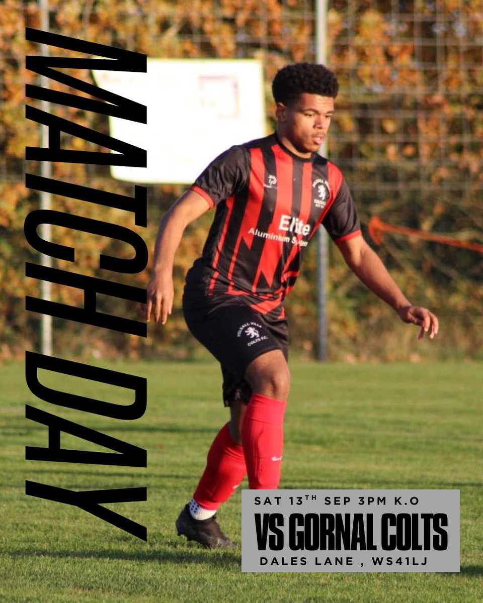 Andrew Bond (@bondy_pvcufc) on Twitter photo Next up
All Support Appreciated as always
๐ Gornal Colts
๐ Saturday 13th September
โฐ 15:00
๐ซ ยฃ5 Adults ยฃ3 Concessions & ยฃ1 U13-18s
๐๏ธ Rushall Olympic Fc , Dales Lane , WS4 1LJ
๐ป refreshments available
<a href="/FcPelsall/">Pelsall Villa Colts FC</a> โค๏ธ๐ค Next up
All Support Appreciated as always
๐ Gornal Colts
๐ Saturday 13th September
โฐ 15:00
๐ซ ยฃ5 Adults ยฃ3 Concessions & ยฃ1 U13-18s
๐๏ธ Rushall Olympic Fc , Dales Lane , WS4 1LJ
๐ป refreshments available
<a href="/FcPelsall/">Pelsall Villa Colts FC</a> โค๏ธ๐ค