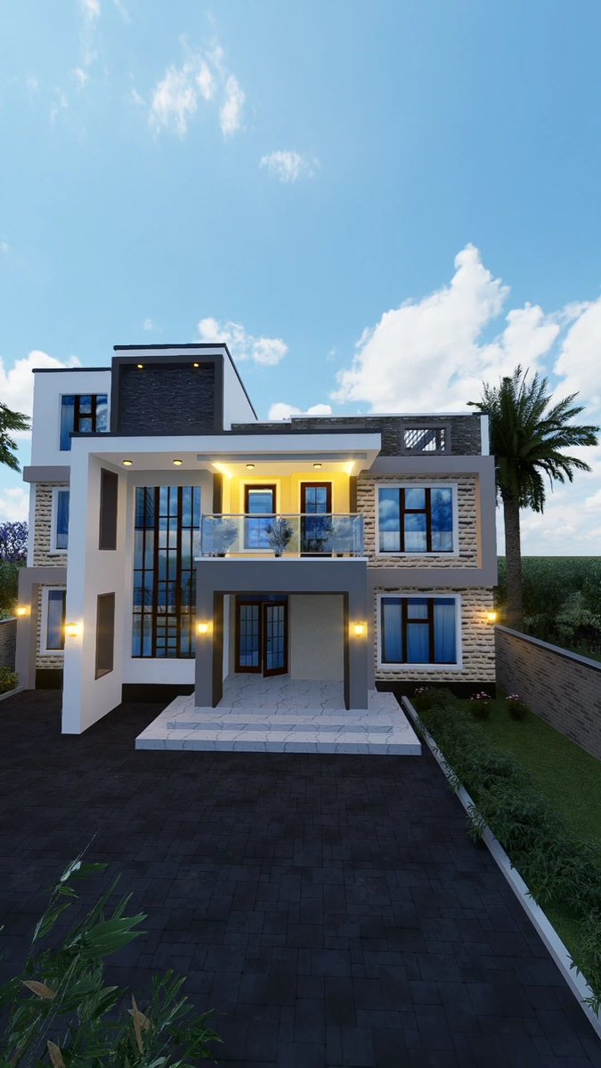 design_dkb's tweet image. 3d home design for a 4-bedroom maisonette 🔥💯#designkeybuilders #construction #constructionworker #homedesign #3ddesign #home #Nyumbazikoready