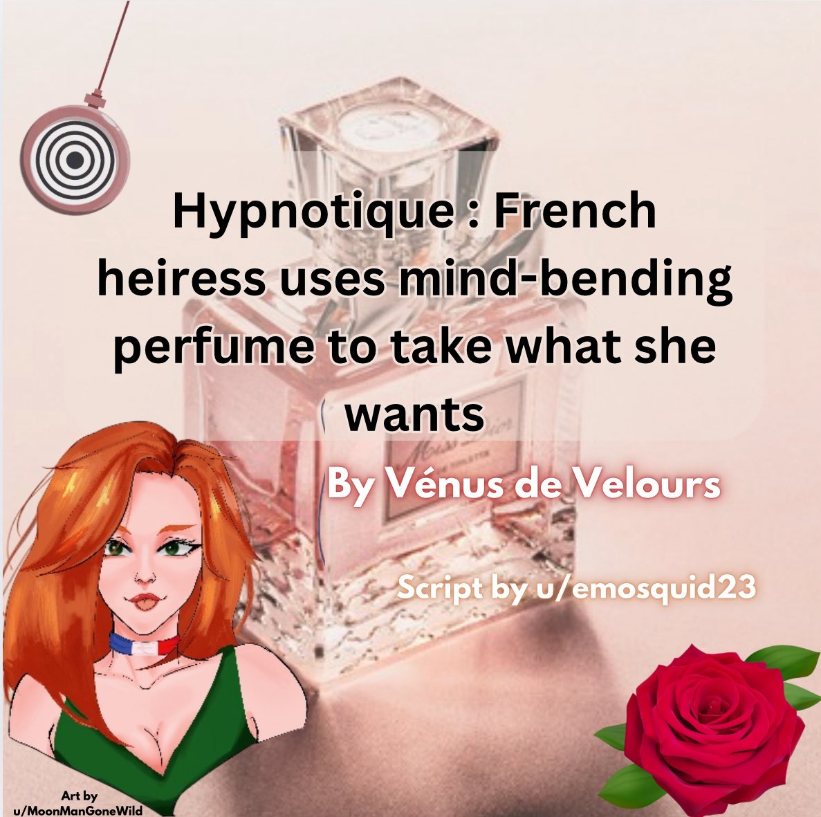 venusdevelours's tweet photo. You won’t mind if i use my special perfume to make you addicted to me, won’t you ? 🤭
🎧🔗 https://t.co/imqM0ldXed
📝Script u/emosquid23
🎨 OC Art @MoonManGoneWild https://t.co/JIxai0k559