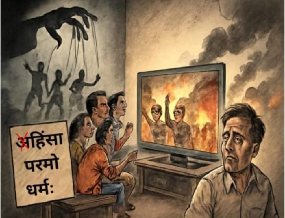 भारत में भी एक वर्ग, टीवी स्क्रीन पर नज़रें गड़ाए, बड़े उत्साह से नेपाल के दृश्यों को देख रहा है। उनके मन में यह इच्छा कुलबुला रही है—काश, हमारे देश में भी यही सब होता, तब मज़ा आ जाता !
पूरा लेख लिंक में

facebook.com/share/1ZLRP4Z1…