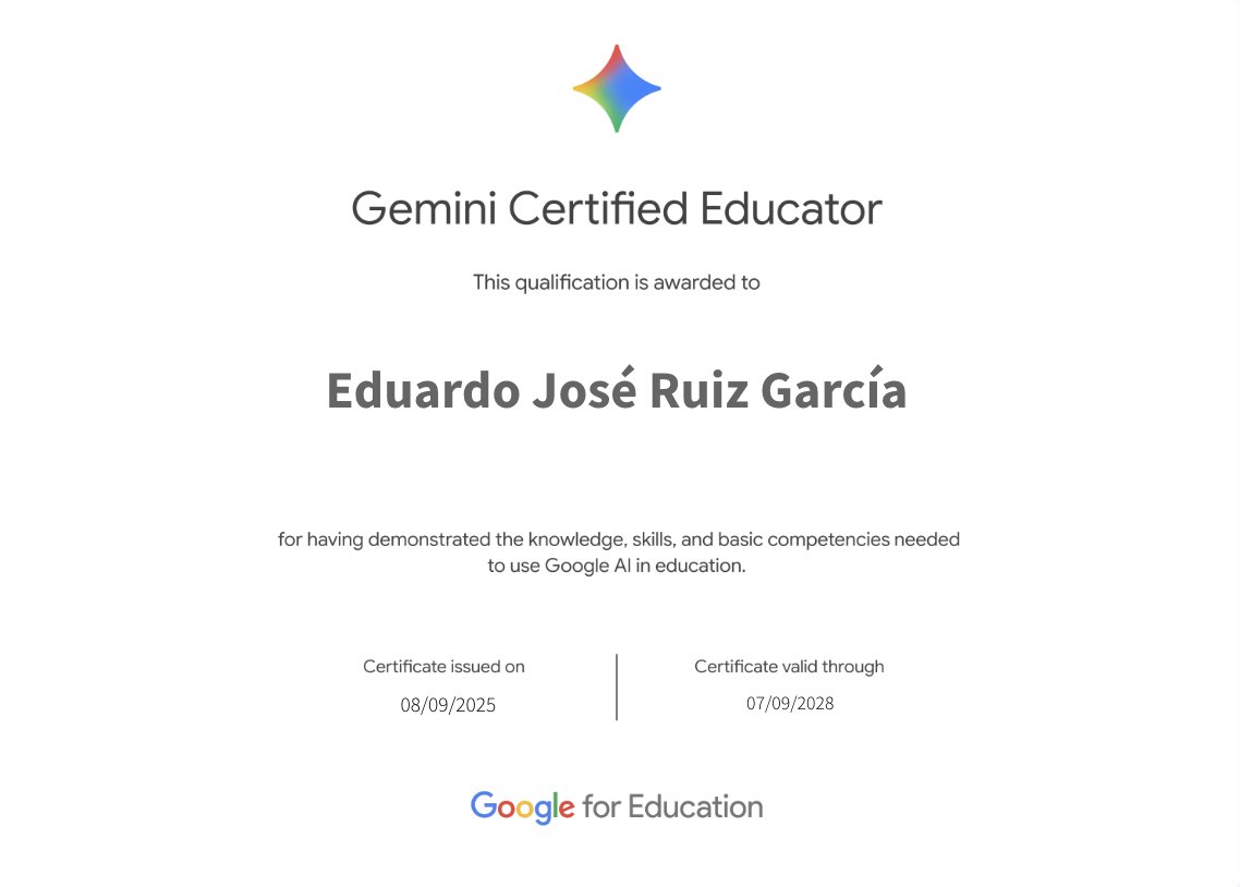 Ya está disponible la nueva certificación de <a href="/GoogleForEdu/">Google for Education</a> en Inteligencia Artificial para educación con <a href="/GeminiApp/">Google Gemini App</a>, un recurso valioso para integrar la IA de manera responsable y para aumentar la productivad en los quehaceres como profe. ¡Vamos!
#EdTech #AI #Gemini #Educación