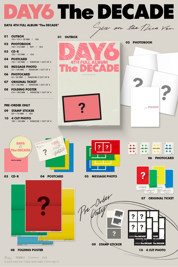 DAY6】 韓国4枚目のフルアルバム『#The_DECADE』入荷しました！ ※In
