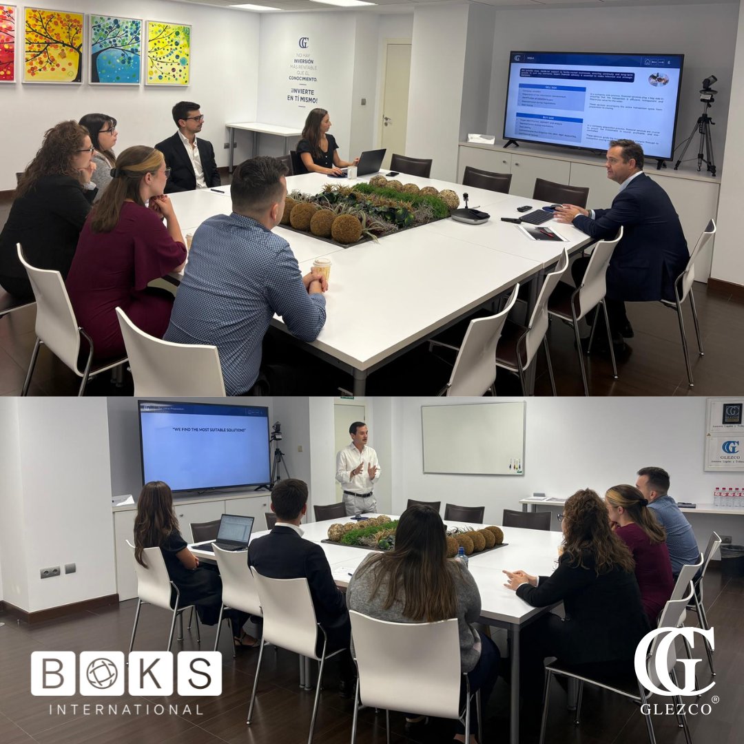 🌍 ¡Continúa el primer intercambio cultural de <a href="/BOKSInt/">BOKS International</a>!

🔎 Los participantes conocen el funcionamiento de las diferentes áreas de GLEZCO

✒️ Apostamos por la diversificación de servicios en Tax &amp; Legal, <a href="/gc_capital/">GC CAPITAL PARTNERS & VENTURES</a>, Consultoría, Laboral, IT Services, Propiedad Intelectual...