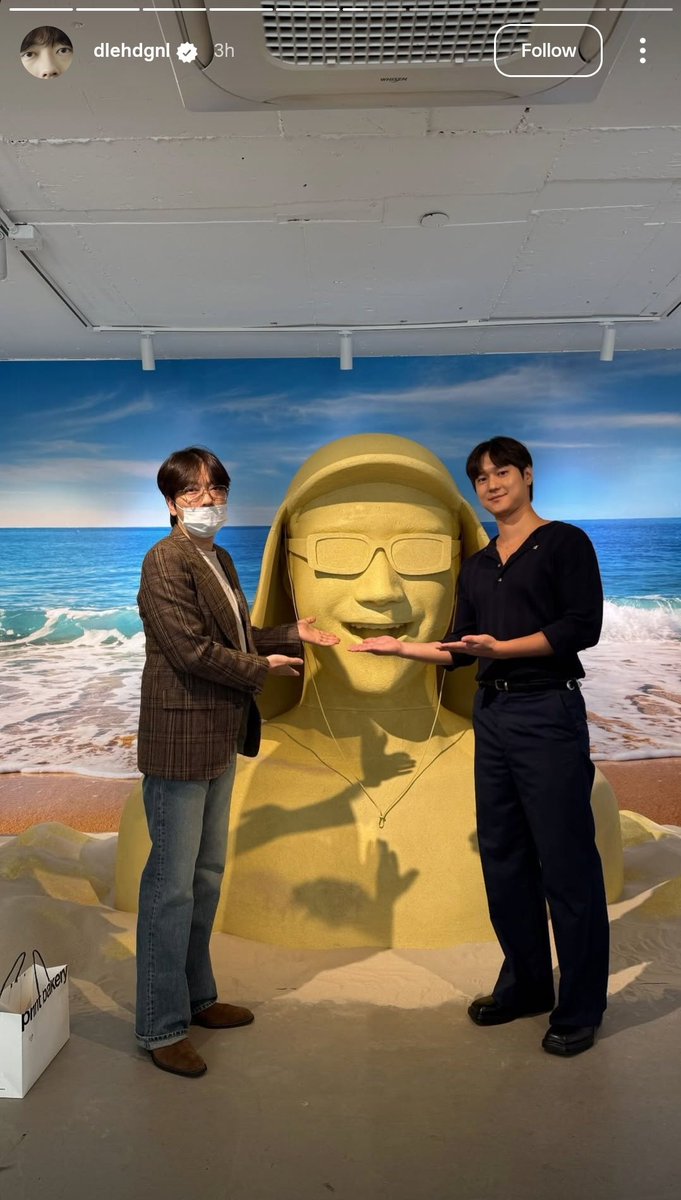 anything4things's tweet photo. 250910 
Lee donghwi update instagram story at summer with kyungpyo exhibition https://t.co/GBeON3X5QI