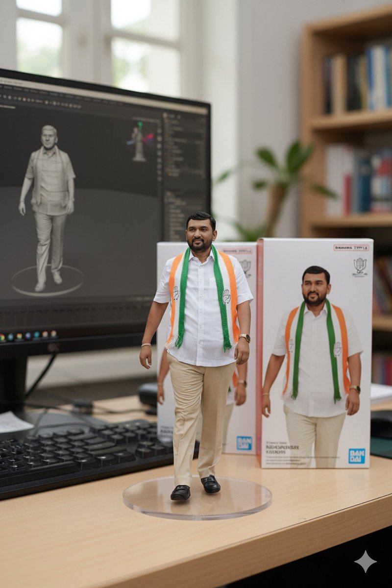 ChanduKadamINC's tweet image. Following the trend 

कल्पनाशक्तीला पंख देणाऱ्या 'एआय' तंत्रज्ञानाच्या मदतीने तयार केलेले माझे चित्र.

#AITech #3DPrinting #InnovationUnfolded