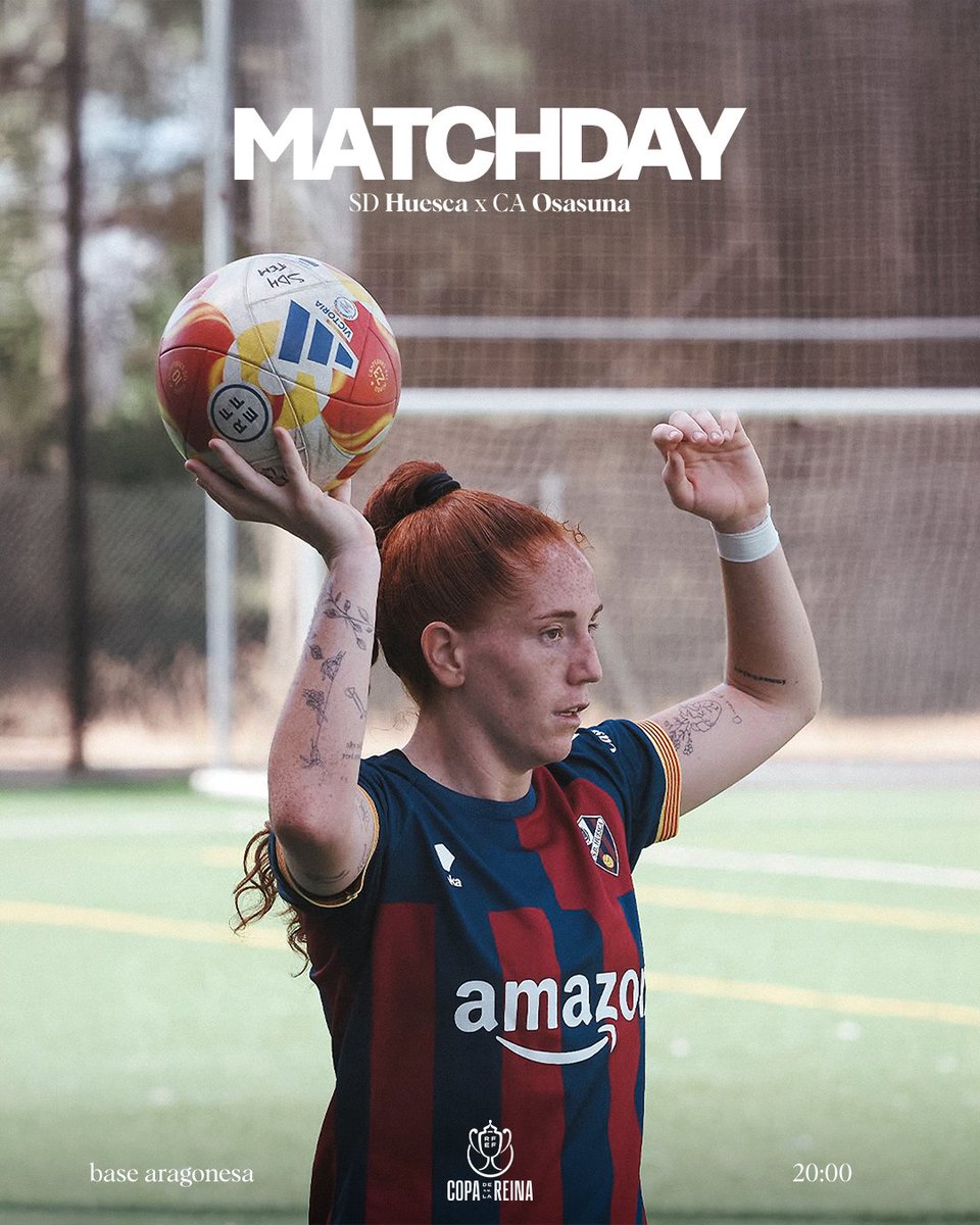 📍#MatchDay

🆚 <a href="/Osasuna_fem/">C.A. OSASUNA</a> 
 
🏆  Copa de la Reina. 1ª ronda.
⏰  20:00h.
🏟️  Base Aragonesa.
🎟️​  Acceso libre.

#SDHfemOsasuna🔵🔴