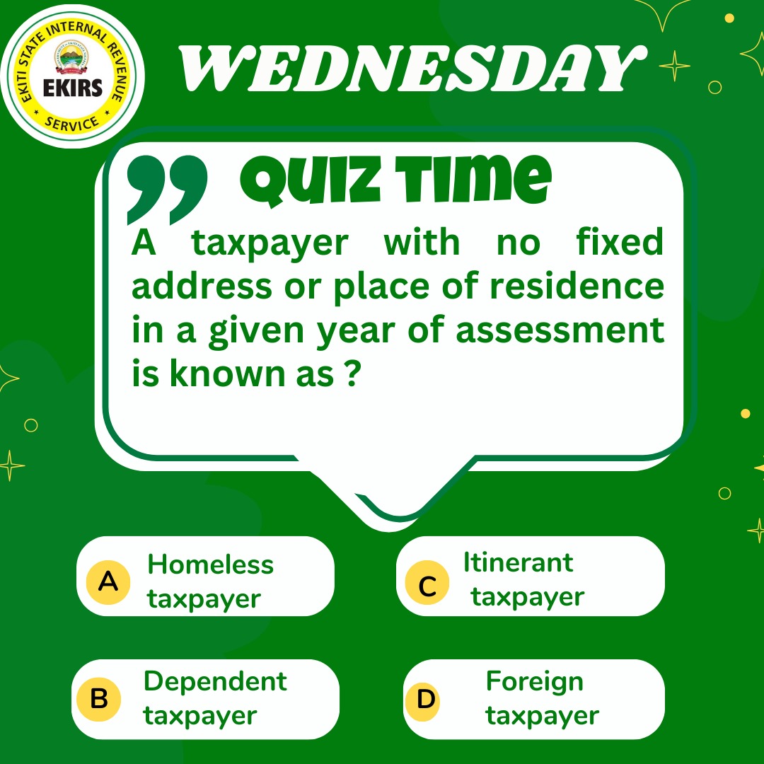 ekitirevenue's tweet photo. #WednesdayPost
#QuizTime https://t.co/I1UGfM3JEm