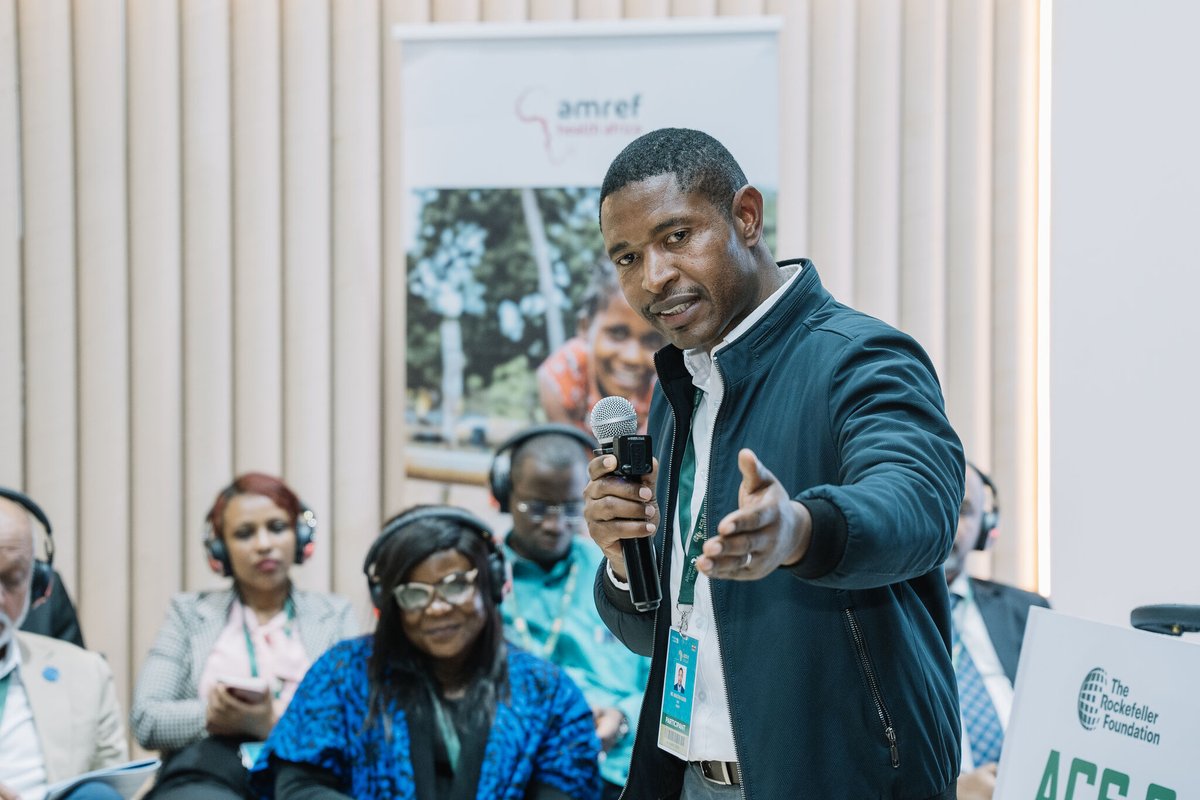 Amref_Worldwide's tweet image. Yesterday, at the #ACS2, @Amref_Worldwide, @AmrefUniversity and @AGNESAfrica1, with support from the @wellcometrust, launched the Climate Change and Health Negotiators’ Curriculum. 

This first-of-its-kind curriculum is a game changer for Africa’s climate diplomacy. It seeks to